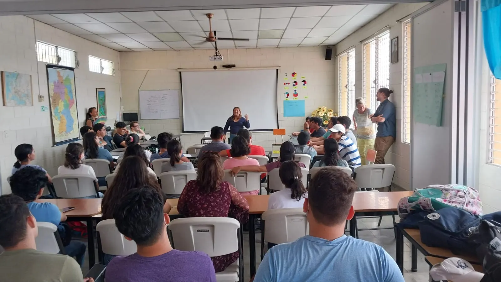 Clase de alemán en el CECNSR